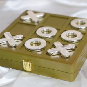 Rich Brown Wooden Box with Silver Shrinathji Emblem