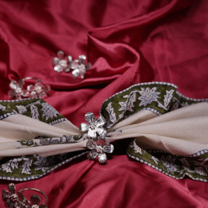 Pure Silver Flower Napkin Rings